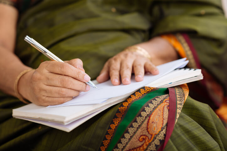 Woman Practices Meditation and Mindfulness to Avoid Sleep Procrastination