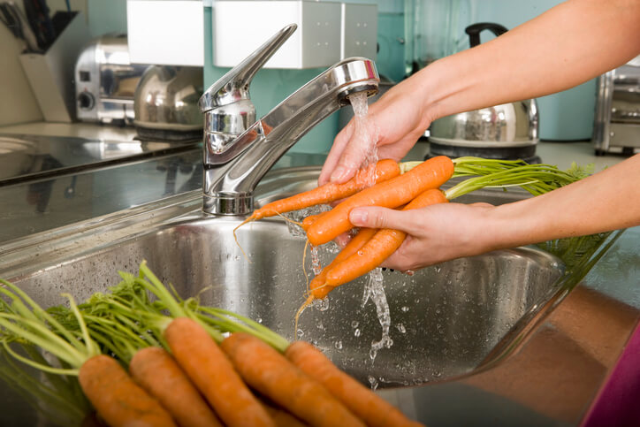 Washing Vegetables