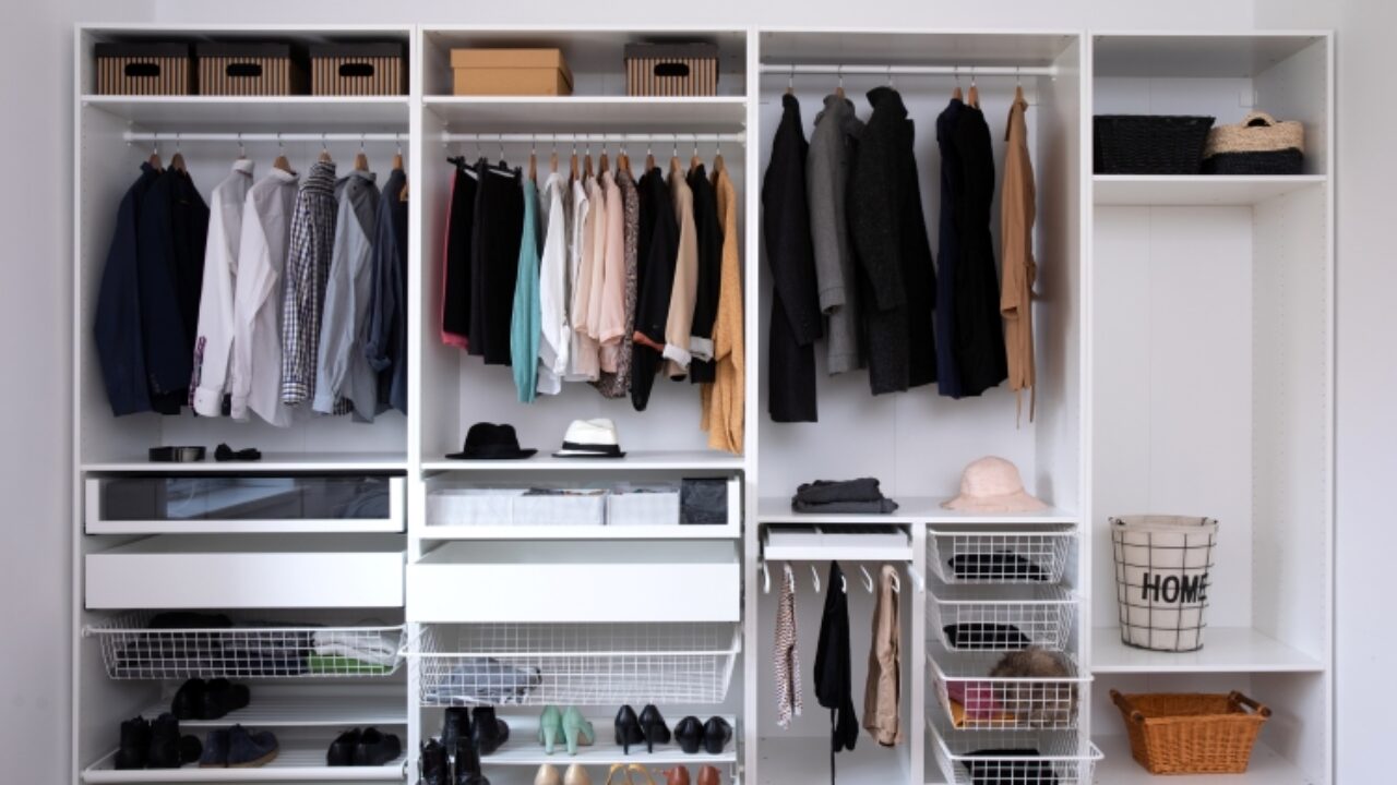  GRANNY SAYS Hanging Closet Organizer 6 Shelves, Closet