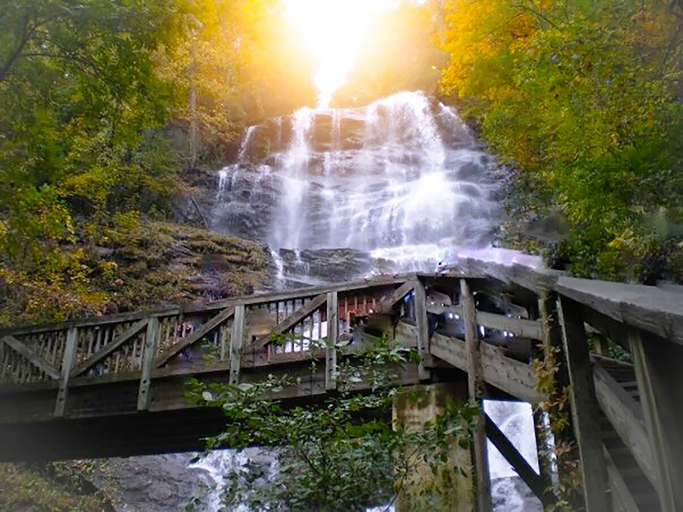 View of Amicalola Falls Scenery