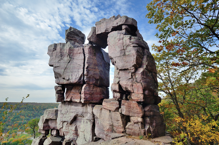 Devils Doorway at Devils Lake State Park 