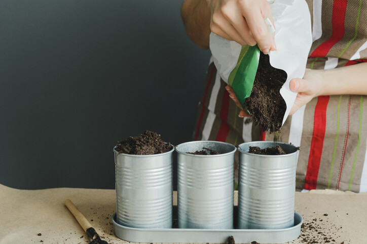 Using potting potting soil for vegetable garden