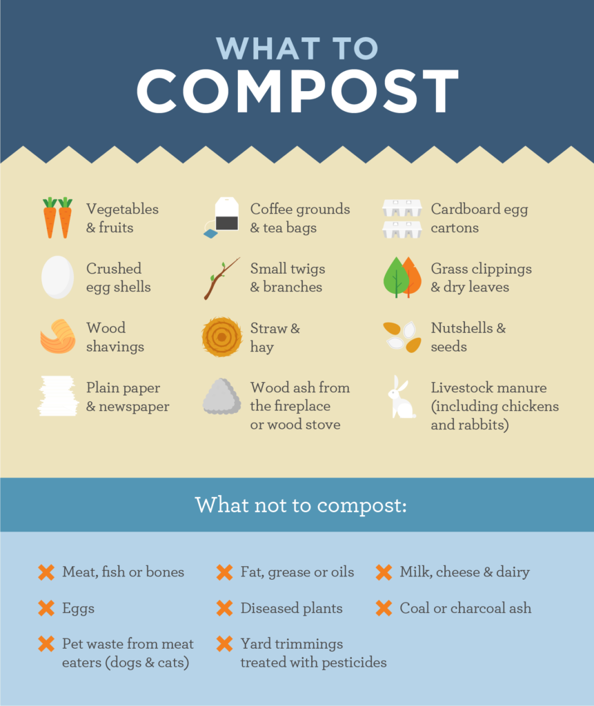 List of What to Compost and What Not to Compost