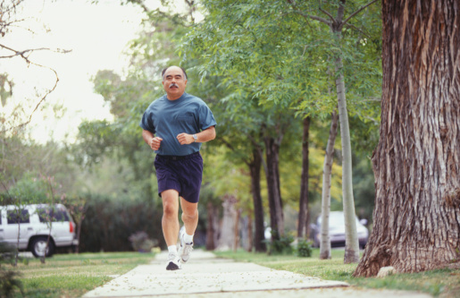 Man-Jogging-In-Park