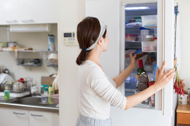 Cool Leftovers in Fridge