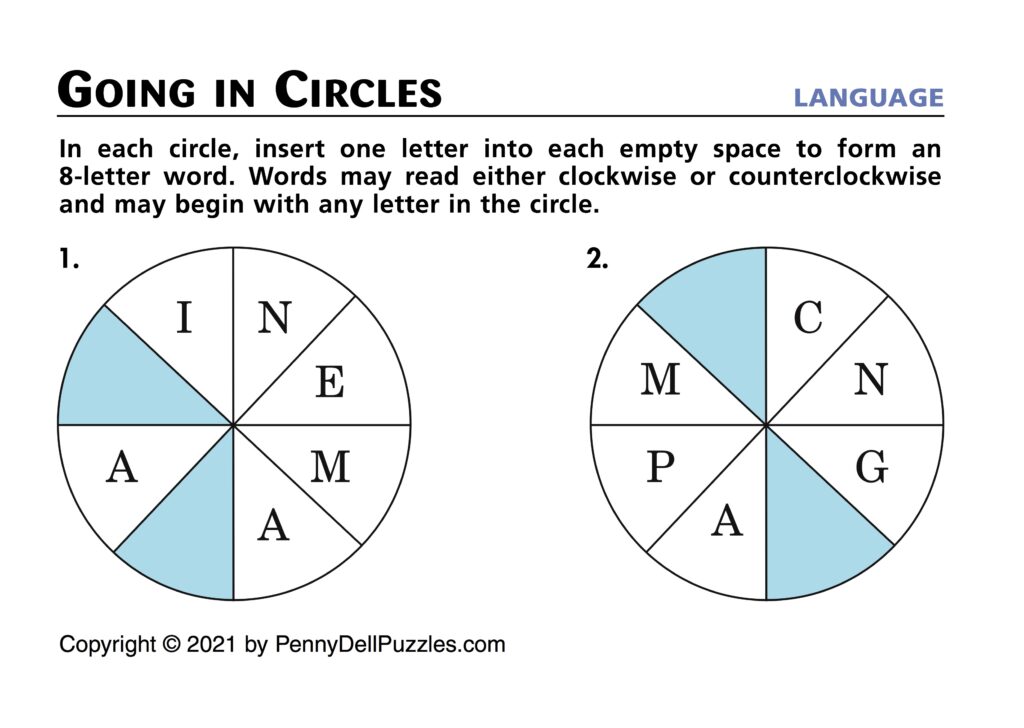 Going in Circles Brain Teaser