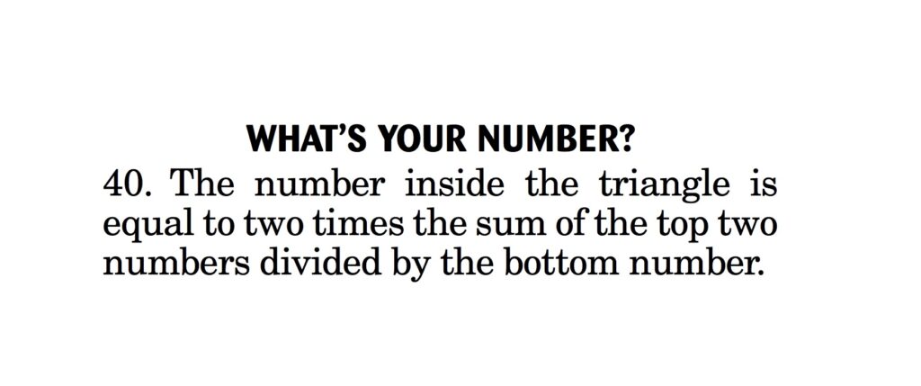 Answer To What's Your Number