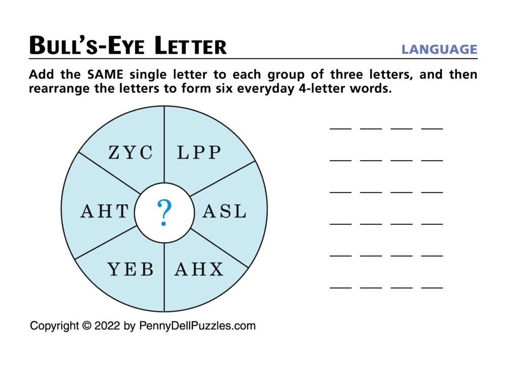 bull's eye letter 1