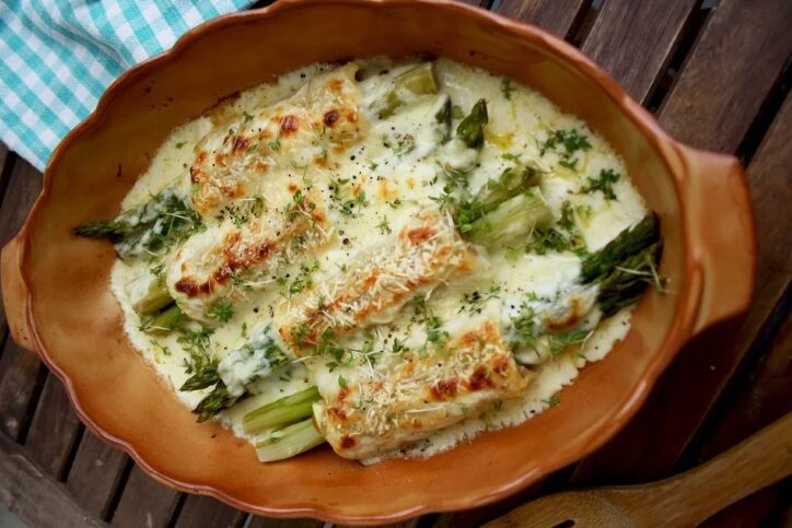 baked asparagus cannelloni