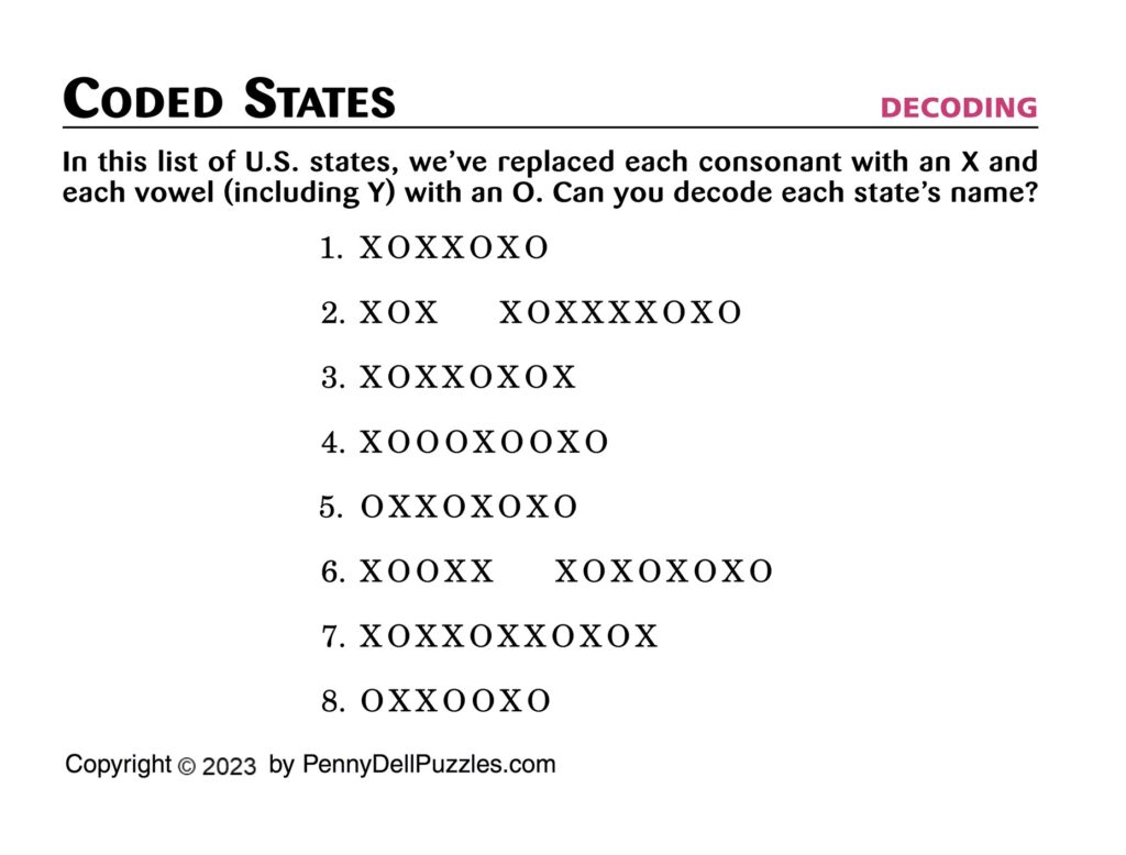 coded states