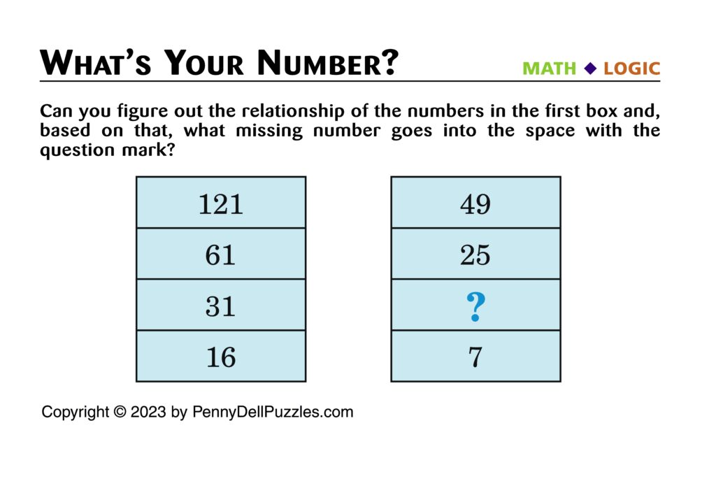 number puzzle